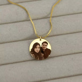Photo Coin Necklace